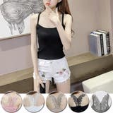 キャミソール リブ バック蝶々デザイン | shoppinggo | 詳細画像1 