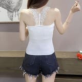 キャミソール リブ バック蝶々デザイン | shoppinggo | 詳細画像7 