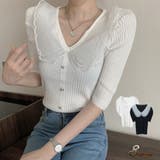 夏服 サマーニット 半袖 | shoppinggo | 詳細画像1 