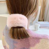 モコモコ ヘアアクセサリー ヘアワイヤーポニー | shoppinggo | 詳細画像4 