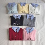 シャツレイヤード 長袖ニットセーター 襟付き | shoppinggo | 詳細画像2 