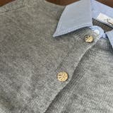 シャツレイヤード 長袖ニットセーター 襟付き | shoppinggo | 詳細画像19 