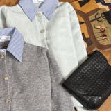 シャツレイヤード 長袖ニットセーター 襟付き | shoppinggo | 詳細画像21 