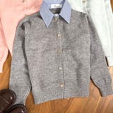 シャツレイヤード 長袖ニットセーター 襟付き | shoppinggo | 詳細画像23 