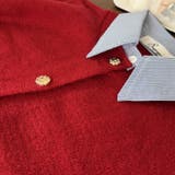 シャツレイヤード 長袖ニットセーター 襟付き | shoppinggo | 詳細画像25 