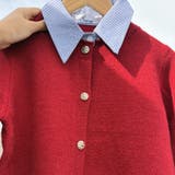 シャツレイヤード 長袖ニットセーター 襟付き | shoppinggo | 詳細画像26 