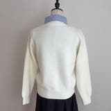 シャツレイヤード 長袖ニットセーター 襟付き | shoppinggo | 詳細画像52 