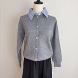 シャツレイヤード 長袖ニットセーター 襟付き | shoppinggo | 詳細画像53 