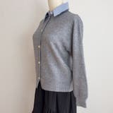 シャツレイヤード 長袖ニットセーター 襟付き | shoppinggo | 詳細画像54 