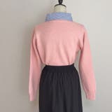 シャツレイヤード 長袖ニットセーター 襟付き | shoppinggo | 詳細画像40 