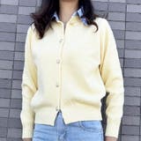 シャツレイヤード 長袖ニットセーター 襟付き | shoppinggo | 詳細画像56 