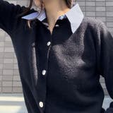 シャツレイヤード 長袖ニットセーター 襟付き | shoppinggo | 詳細画像68 