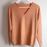 Ｖネックニットソー ニットセーター カジュアルトップス秋冬新作 | shoppinggo | 詳細画像15 