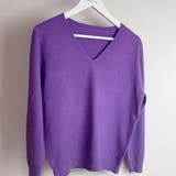 Ｖネックニットソー ニットセーター カジュアルトップス秋冬新作 | shoppinggo | 詳細画像16 