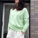 Ｖネックニットソー ニットセーター カジュアルトップス秋冬新作 | shoppinggo | 詳細画像34 