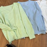 Ｖネックニットソー ニットセーター カジュアルトップス秋冬新作 | shoppinggo | 詳細画像50 