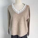 ニットトップス レース切り替え レディース | shoppinggo | 詳細画像13 