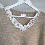 ニットトップス レース切り替え レディース | shoppinggo | 詳細画像16 