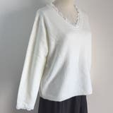 ニットトップス レース切り替え レディース | shoppinggo | 詳細画像18 