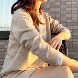 ニットトップス レース切り替え レディース | shoppinggo | 詳細画像8 