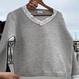 ニットトップス レース切り替え レディース | shoppinggo | 詳細画像15 