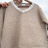 ニットトップス レース切り替え レディース | shoppinggo | 詳細画像16 