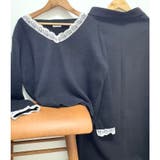 ニットトップス レース切り替え レディース | shoppinggo | 詳細画像19 