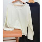 ニットトップス レース切り替え レディース | shoppinggo | 詳細画像21 