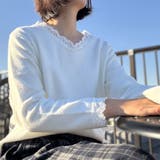 ニットトップス レース切り替え レディース | shoppinggo | 詳細画像29 