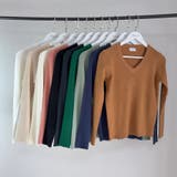 ニットソー Vネック ニットトップス | shoppinggo | 詳細画像46 