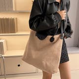 ベージュ | トートバッグ A4サイズ対応 大きめ | shoppinggo