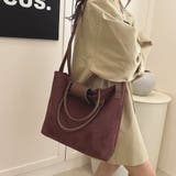 ワインレッド | トートバッグ A4サイズ対応 大きめ | shoppinggo