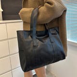 ブラック | トートバッグ レディース 肩掛け | shoppinggo