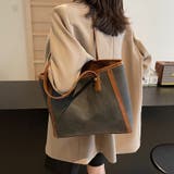 グレー | トートバッグ A4サイズ対応 肩掛け | shoppinggo
