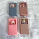 メイクブラシ5本セット ケース付き 持ち運び | shoppinggo | 詳細画像2