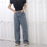 デニムパンツ レディース ハイウエストジーパン 韓国ボトムス 美脚脚長ズボン | shoppinggo | 詳細画像26 