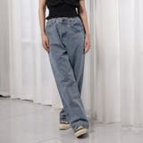 デニムパンツ レディース ハイウエストジーパン 韓国ボトムス 美脚脚長ズボン | shoppinggo | 詳細画像29 