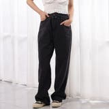 デニムパンツ レディース ハイウエストジーパン 韓国ボトムス 美脚脚長ズボン | shoppinggo | 詳細画像34 