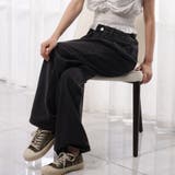 デニムパンツ レディース ハイウエストジーパン 韓国ボトムス 美脚脚長ズボン | shoppinggo | 詳細画像39 