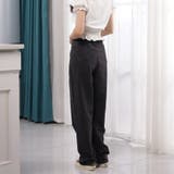 デニムパンツ レディース ハイウエストジーパン 韓国ボトムス 美脚脚長ズボン | shoppinggo | 詳細画像42 