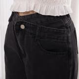 デニムパンツ レディース ハイウエストジーパン 韓国ボトムス 美脚脚長ズボン | shoppinggo | 詳細画像44 