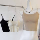 背中あき キャミソール ショート丈 | shoppinggo | 詳細画像4 