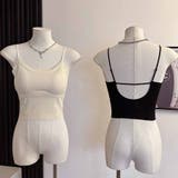背中あき キャミソール ショート丈 | shoppinggo | 詳細画像6 