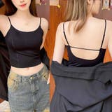 背中あき キャミソール ショート丈 | shoppinggo | 詳細画像18 
