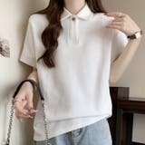 ハートボタン ポロシャツ 襟付き | shoppinggo | 詳細画像6