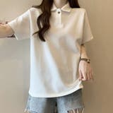 ハートボタン ポロシャツ 襟付き | shoppinggo | 詳細画像7