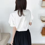 夏服Tシャツ パフスリーブトップス レディース | shoppinggo | 詳細画像14 