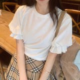 夏服Tシャツ パフスリーブトップス レディース | shoppinggo | 詳細画像17 