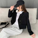 ジャケット テーラードジャケット ショート丈 | shoppinggo | 詳細画像16 
