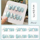 ネイルチップ はな ショート | shoppinggo | 詳細画像1 